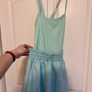 Women's Light Blue Athletic Dress